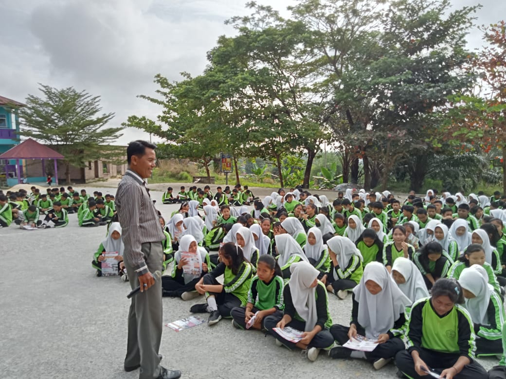 Kegiatan Sosialisasi di SMP 10 Mandau
